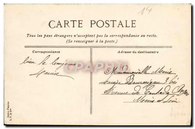 Trouville — L'hôtel de Paris. — Éditeur : L.V. & Cie, n°32 — Verso