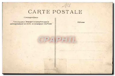 La Falaisienne — scène de nuit avec lanterne — C. Jeanne, édit.-phot., Falaise, déposé — Reverso