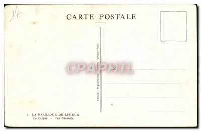 Bazylika w Lisieux — Krypta — Ogólny widok — Dräger-Paris — Rewers