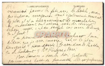 Villers-sur-Mer — Hotel Bellevue (Franche-arch.) e la Digue — LL. — n° 275 — Verso