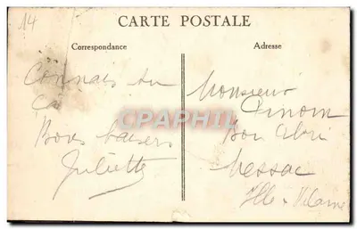 Villerville — Vue Générale du Casino — G. F., Le Havre — Achterkant