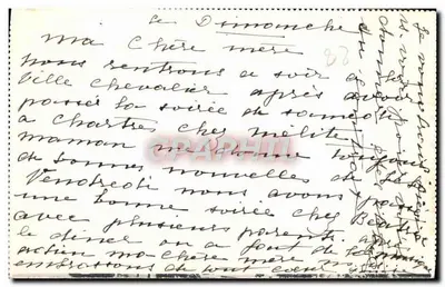 Chartres — Das Gitter des Bischofssitzes und der Nordportal — Edition AP — Rückseite