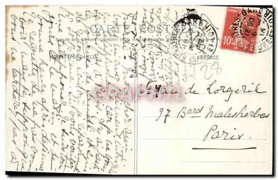 Zamek Spoir — Obrzeża Chartres — G. W. Lemaire — Rewers