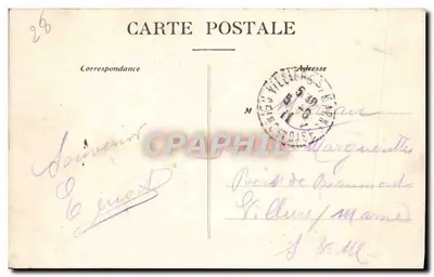 Castelo de Maintenon — Pequena área de água ou Canal — Mme Rousseau, editora em Maintenon — Verso