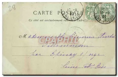 Chartres — Strona północna Katedry — Collections ND. Phot. — Rewers