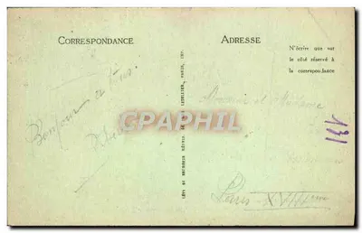 Le Tréport - A Entrada do Porto e o Cais — Edição Especial das Novas Galerias, n°83 — Verso