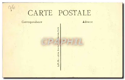 Rouen — Wieża Jeanne d'Arc — Wydawnictwo M. F., Paryż — Rewers