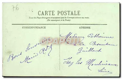 Rouen — Le Jardin Saint-Ouen — LL. — Verso