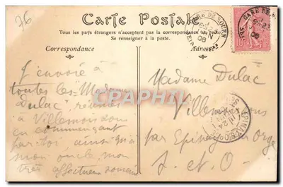 Rouen — Pałac Sądowy, strona sali Pas-Perdus — ND Phot — Rewers