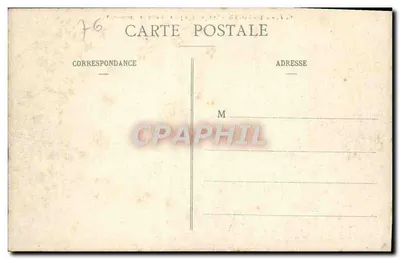 Rouen — Vue générale prise du côté de Bonsecours — C.V. n°485 — Verso