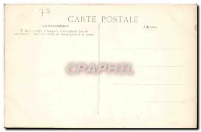 Rouen — Vue Générale prise de la flèche de la Cathédrale — Éditeur E.D. n°233 — Verso