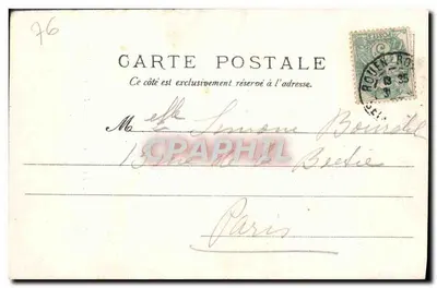 Rouen — La Cathédrale Portail de la Calende — V.P. No 267 — Verso