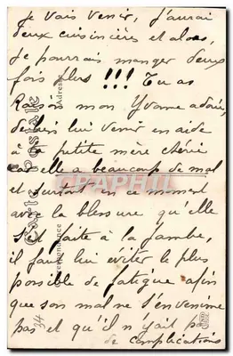 Tarjeta postal antigua Palavas les Flots Vista tomada desde el Muelle lado izquierdo Pesca Pescador — Reverso