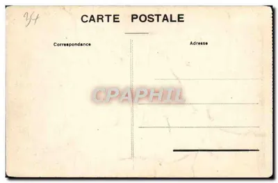 Montpellier — Jardim da Esplanada — vista aérea com lago e trilhas — editor não identificado, n° 25 — Verso