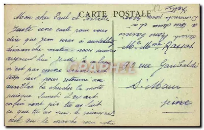 Valle della Bromme e Villaggio di Brommat — Vicinanze di Mur-de-Barrez — Editore: G. Brouquet — Verso