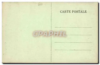 Saint-Martin-du-Canigou — widok z lotu w ruinach i kościele — n° 66 — Rewers