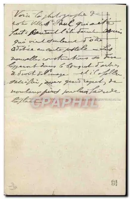 Font-Romeu (Alt. 1800 m.) — La Villa Saint-Paul — Fototipie Sarrau & Cie, Béziers — Achterkant