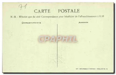 Parav-le-Monial. Capilla de la Visitación. Caja de Santa Margarita-María Alacoque — B. F. Chalon — Reverso