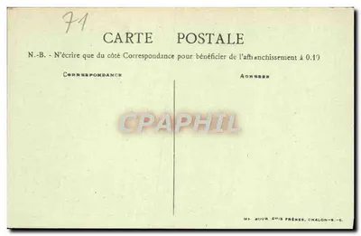Paray-le-Monial — Capela da Visitação — B. F. Chaion — Verso