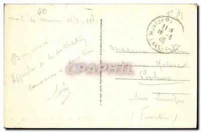 Mont-de-Marsan — El Mercado — La Plaza del Ayuntamiento — LL.11 — Reverso