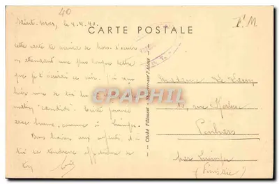 ST-SEVER (Landes) — Portal Touron — Cliché Fillonac — Rewers