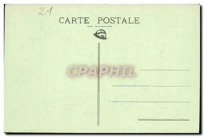Abbaye de CITEAUX (Côte-d'Or) — Vue Générale — Rewers