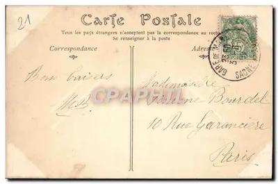 Museu de DIJON — Túmulo dos Duques de Borgonha — ND Fot, n°105 — Verso