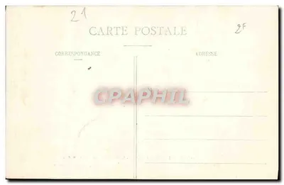 Montbard (Côte-d'Or) — O Gabinete de Trabalho de Buffon — H. G. Daiez, foto, Moutiard — Verso