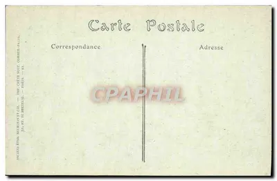 Soissons 1918 — Rue de Bauton, w stronę Sądu Gminnego — G. Lacour — Rewers