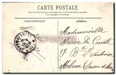Toulon — Kasa Oszczędności — A. Bougault — Rewers