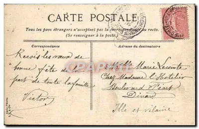 Toulon - La Punta de la Mitra — editor L.V. & Cie, n°14 — Reverso