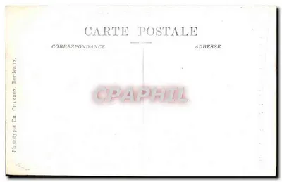 Bordeaux — Ruiny Pałacu Galliena — C.B. — Rewers