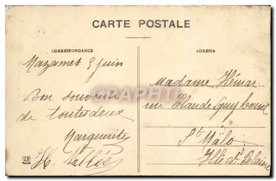 La Cascade et Vallée de Linouvre, près Mazamet — Le Tans — Phototype Labouvre Frères, Toulouse, n° 220 — Verso