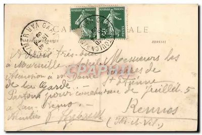 Marsiglia - Il Palazzo di Giustizia — editore sconosciuto, n° 4 — Verso