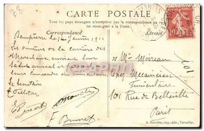 CERNAY-LA-VILLE (S.-et-O) — L'Etang e il Grand Moulin — Verso