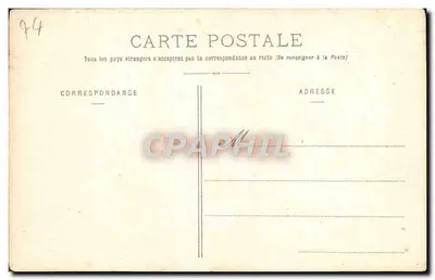 O Mont Blanc (4.810m), visto do Buet — E. Reynaud, Chambéry, n°1386 — Verso