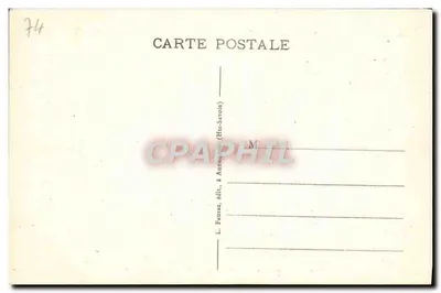 LAC D'ANNECY (Hte-Savoie) — Lathuile e il fondo del lago — L. Faurraz, editore (Hte-Savoie) — Verso
