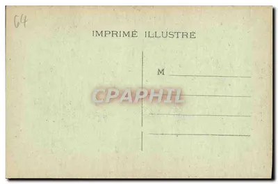 Jaskinie BETHARRAM — Kanał Wenecji — Wydawca: IMPRIMÉ ILLUSTRÉ, nr 20 — Rewers