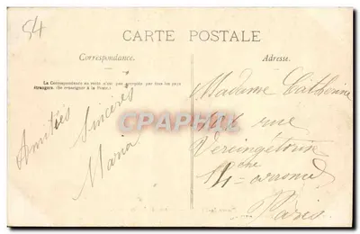 Pierre-la-Treiche - Grotte di Santa Reine — V. Poirson, editore, Pierre-la-Treiche — Verso