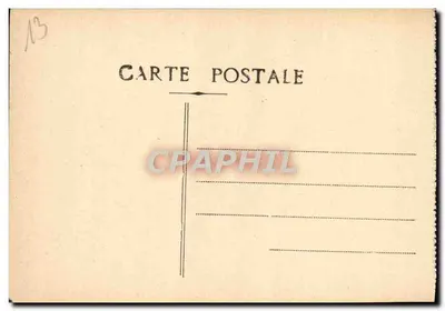 Tarascon - A Vista do Teatro — editor não visível, n° de série 22 — Verso