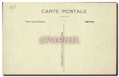 ÉTAMPES (S.&O) — A Torre de GUINETTE — Monumento histórico, século XII — Verso
