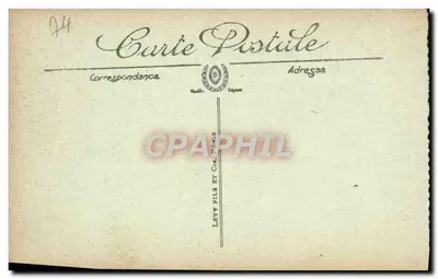 Chamonix — Vue du Petit Plateau sur l'Aiguille du Midi, le Col de Babne et le Défilé du Midi — Selecta n°247 — Verso