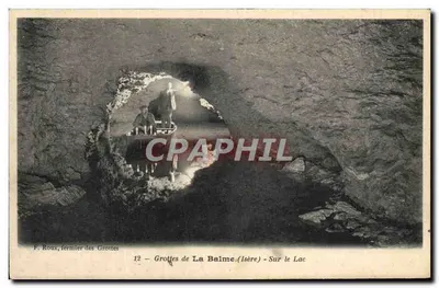 Grutas de La Balme (Isère) — Sobre o Lago — F. Roux, agricultor das Grutas, n°12