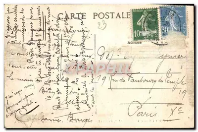 La Crense Pittoresque — Crozant — Paisaje sobre la Valle de la Sédelle — MFA 1191 — Reverso
