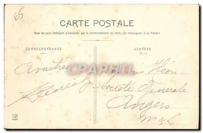 Cauterets — Wodospad Cerisky — Hautes Pyrénées — Fototypia Labouche Frères Toulouse — Rewers