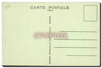 Castellane (B.-A.) - Estação Estival (alt. 723 m.) - Edição Ricaud — Verso