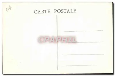 Castellane — Tal des Verdon. Die Schluchten — Edit. Ricaud — Rückseite