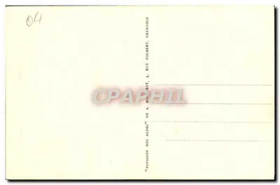 Digne-les-Bains — La Cattedrale di San Gerolamo — editore A. Mollaret, Grenoble — Verso