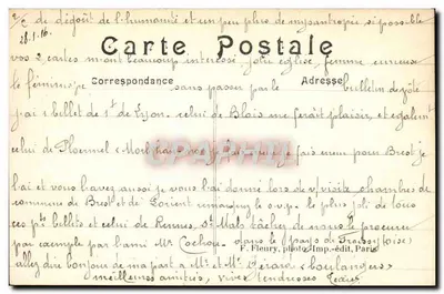 Montmartre em 1858 — As Carrières e os Moulin — Vista do caminho que leva ao Moulin de la Galette — Verso