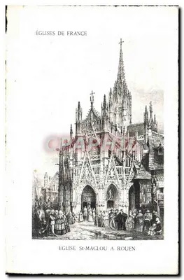 Église Saint-Maclou à Rouen — Série 'Églises de France' — Éditeur non visible